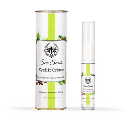 Seer Secrets Cucumber, Caffeine, And Vitamin B3 Eyelift Cream 10 ml - Eye Gels & Roll-On