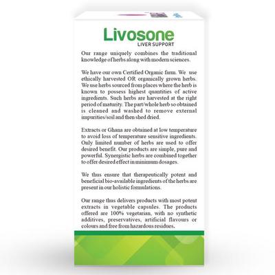 NisargaHerbs Livosone Veggie cap 60's - Speciality Medicines
