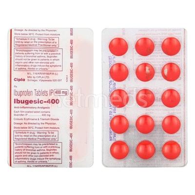 Ibugesic 400mg Tablet 15'S - Pain relief-Nsa