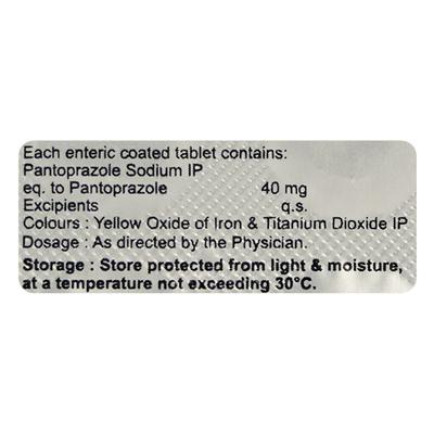 PANTONAX 40mg Tablet 10's - Ulcer/Reflux/Flatulence-Aaa