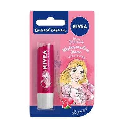 Nivea Disney Princess Watermelon Shine Caring Lip Balm - Rapunzel 4.8 gm - Lip Balms