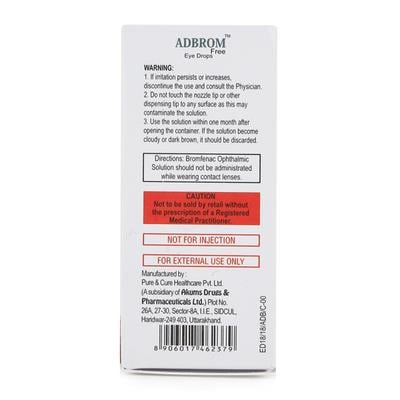 Adbrom Eye Drops 5ml - Eye conditions-Oph