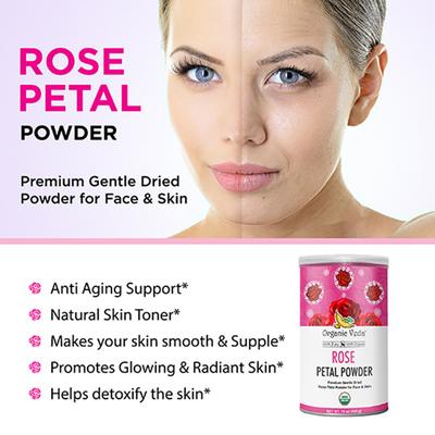 Organic Veda Rose Petal Powder 454 gm - Personal Care (Ayush)