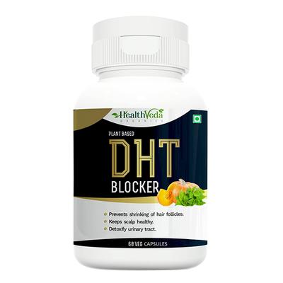 Health Veda Plant Based DHT Blocker Veg Capsule 60's - Herbal Dietary Supplement