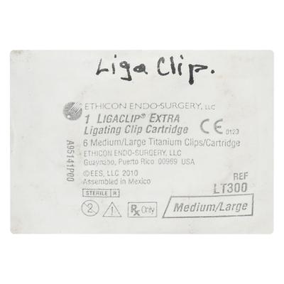 Ethicon Ligaclip (REF LT300) - Medium/Large 1's - Bandages & Dressings