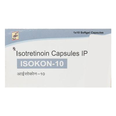 Isokon 10mg Capsule 10'S - Acne-Acn