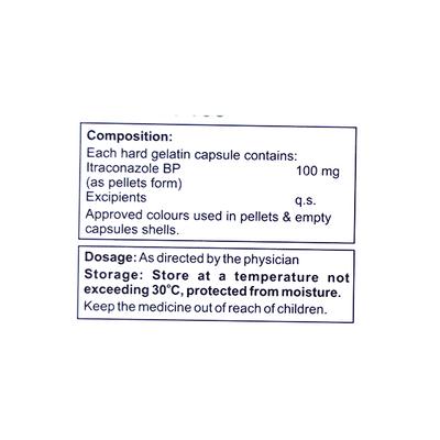 ILASTAR 100mg Capsule 4's - Fungal Infections-Anf
