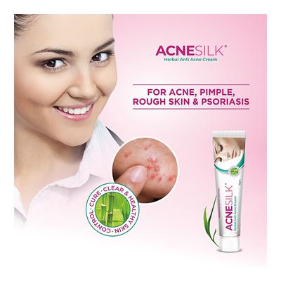 GreenCure AcneSilk Herbal Anti Acne Cream 15 gm - Personal Care (Ayush)
