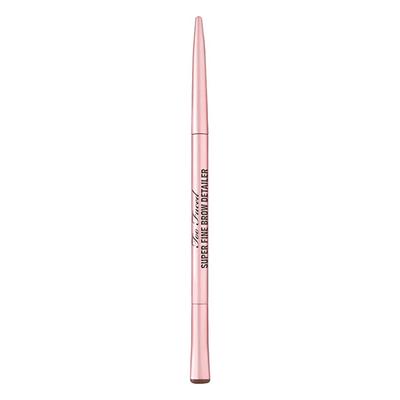 Too Faced Super Fine Brow Detailer Ultra Slim Brow Pencil Dark Brown 0.08gm - Eyebrow Pencils & Enhancers