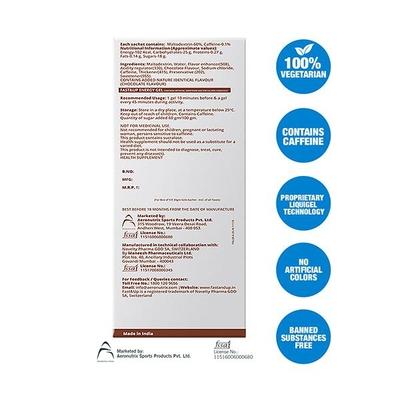 Fast&Up Energy Gel - Chocolate Flavour (5 x 30 gm) - Energy Drinks