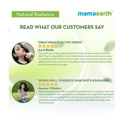 Mamaearth Natural Radiance Day Cream 50 gm - Face Creams