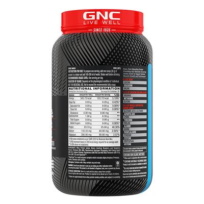 GNC AMP Pure Isolate - Blueberry 0.907 kg - Workout Essentials
