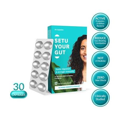 Setu Your Gut Probiotics for Digestion and Immunity Capsule 30's - Digestive Health