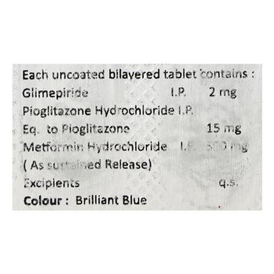 GLIMPRIM 2 PM Tablet 10's - Diabetes-Ant