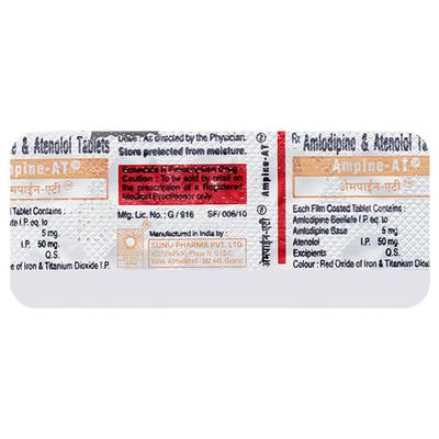 AMPINE AT 5/50MG TABLET 10'S - Hypertension-Bet
