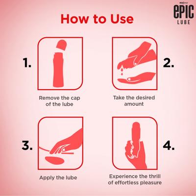 Manforce Epic Lube - Strawberry 60 ml - Flavoured Lubes