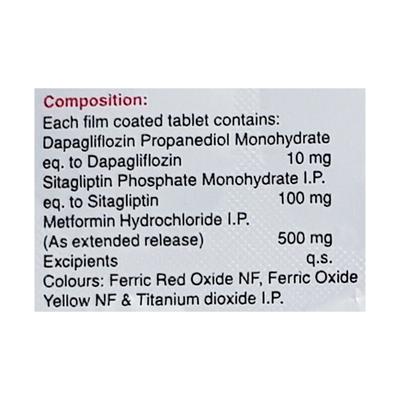 SITAZIT DM ER 500/10 Tablet 10's - Diabetes-Ant
