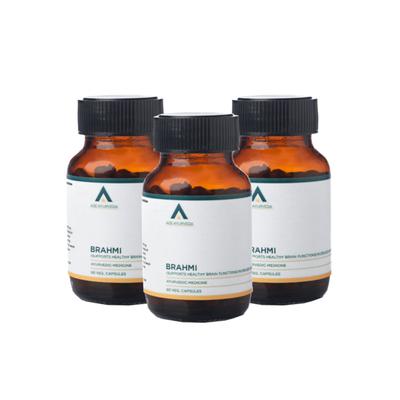 Age Ayurveda Brahmi Veg. Capsule (Pack of 4 x 60's) - Speciality Medicines