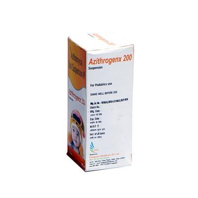 AZITHROGENX 200 Oral Suspension 30ml - Bacterial Infections-Mac