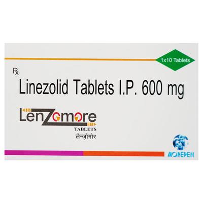 LENZOMORE 600mg Tablet 10's - Bacterial Infections-OAB