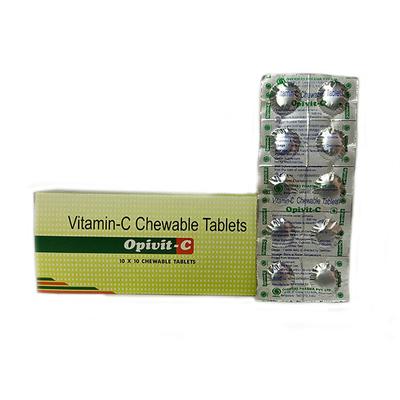 OPIVIT C Chewable Tablet 10's - Supplements-Vam