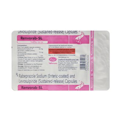 RENVORAB SL Capsule 10's - Ulcer/Reflux/Flatulence-Aaa