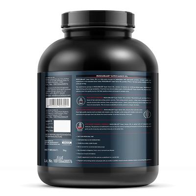 MuscleBlaze Super Gainer XXL Powder - Chocolate 3 kg - Workout Essentials