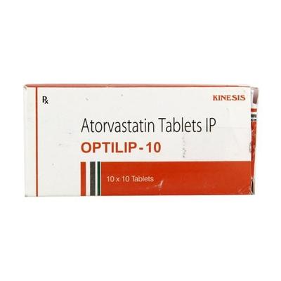 Optilip 10mg Tablet 10'S - High Cholesterol-Dys