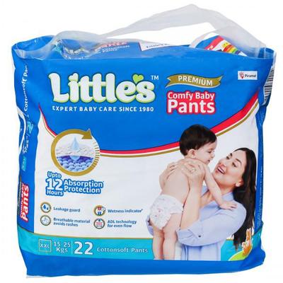 Little's Premium Comfy Cotton Soft Baby Pants (XXL) 22's - Diapers & Wipes