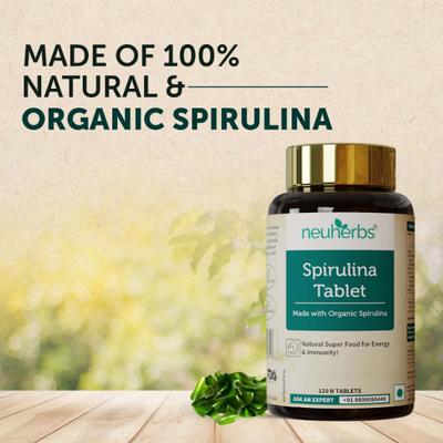 Neuherbs Spirulina Tablets 120's - Herbal Dietary Supplement