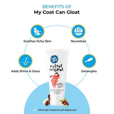 Capt. Zack My Coat Can Gloat Leave -in Conditioner 100 gm - Pet Healthcare
