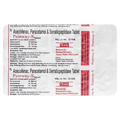 PAINWAY S Tablet 10's - Pain relief-Nsa