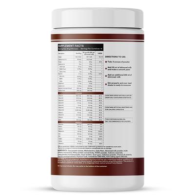 INLIFE Nutritional Meal Shake Powder - Chocolate Flavour 500 gm - Weight Loss