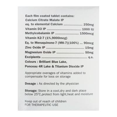 SISBONE K2 Tablet 15's - Supplements-Vam