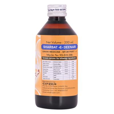 Cipzer Sharbat E Deenar 200 ml - Speciality Medicines