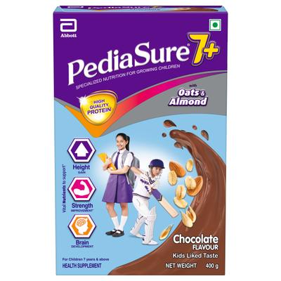 Pediasure 7Plus Health Drink Powder - Chocolate Flavour 400 gm (Refill Pack) - Kids Nutrition