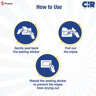 CIR Bed Bath Wipes - Aloe Vera & Olive 10's - Diapers & Wipes