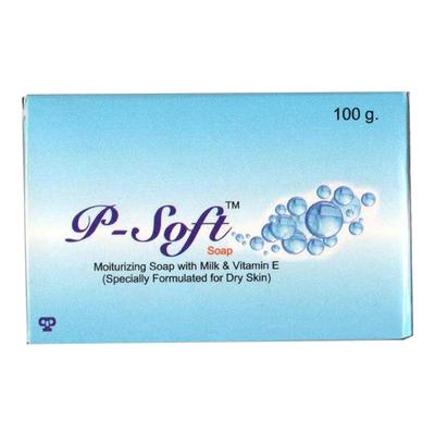 P SOFT Soap 100gm - Dry Skin-Emo