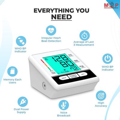 MCP Digital Blood Pressure Monitor (YP 620) - Blood Pressure Monitors