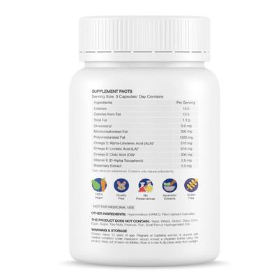 Foresta Organics Omega 3+6+9 Vegan Capsule 60's - Speciality Medicines