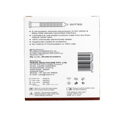 Veeon Play Safe Flavored Condoms - Chocolate 10's - Plain/Flavoured Condoms