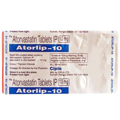 ATORLIT 10 Tablet 10's - High Cholesterol-Dys