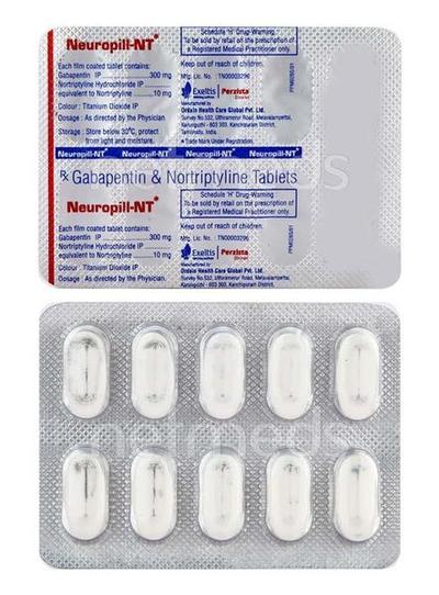 Neuropill NT Tablet 10'S - Neuropathic Pain-Dru