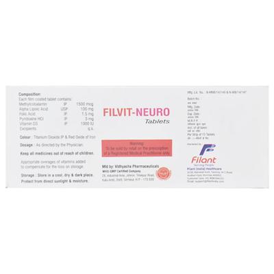 FILVIT NEURO Tablet 10's - Supplements-Vam