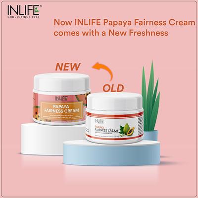 INLIFE Natural Papaya Fairness Cream 100 gm - Face Creams