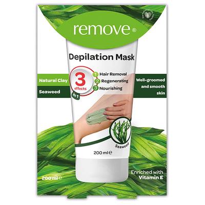 Remove Depilation Mask Natural Clay & Seaweed 200 ml - Masks & Peels
