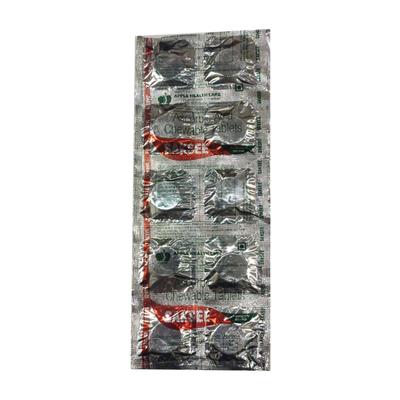 SAKSEE PINEAPPLE FLAVOUR Chewable Tablet 10's - Supplements-Vic