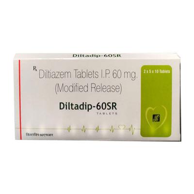 DILTADIP 60SR Tablet 10's - Hypertension-Cal