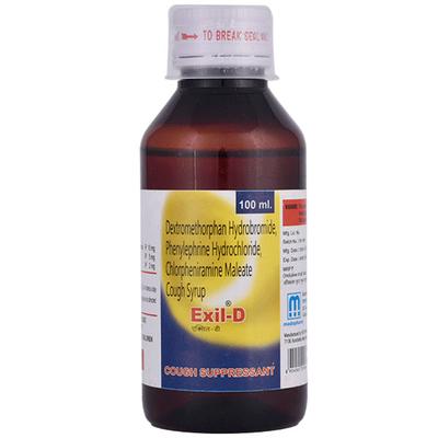 EXIL D Cough Syrup 100ml - Cough And Cold-Cou