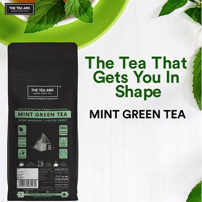 The Tea Ark Tea Bags - Mint Green Tea 100's - Herbal/Green Teas